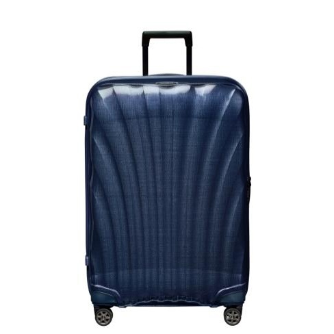 Mala de viagem grande C-Lite 75cm 4 rodas azul