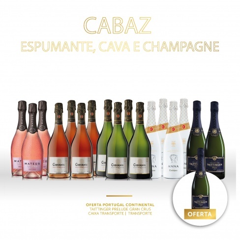 CABAZ ESPUMANTE, CAVA E CHAMPAGNE  -  PORTUGAL CONTINENTAL