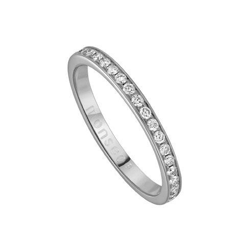 Aliança ouro branco diamantes para um brilho eterno na aliança de casamento. Compre online