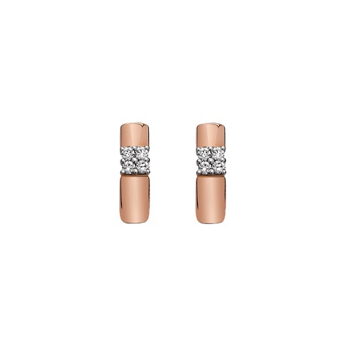 Monseo Anel em ouro rosa e branco 19,2K Diamantes. compre os seus brincos de joalharia online