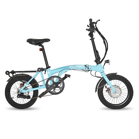 bicicleta eletrica dobravel neomouv voltstore efolding azul mobilidade