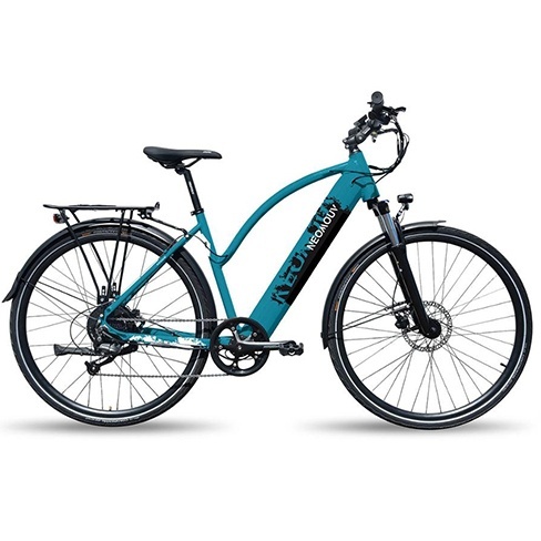 bicicleta eletrica neomouv adonis  voltstore mobilidade motor bateria cinza ebike azul