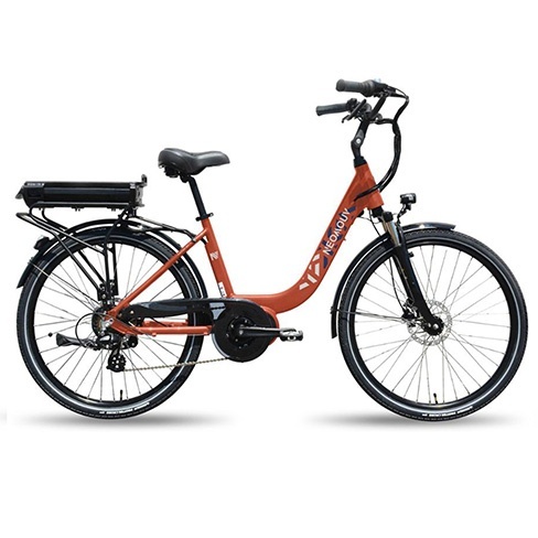 bicicleta elétrica neomouv kalyso voltstore mobilidade laranja