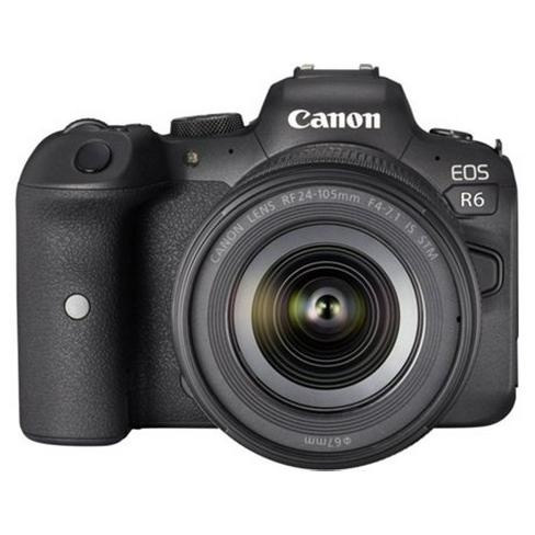 Kit Máquina Fotográfica CANON EOS R6 + RF 24-105mm f/4-7.1 IS Preto   (Full-F