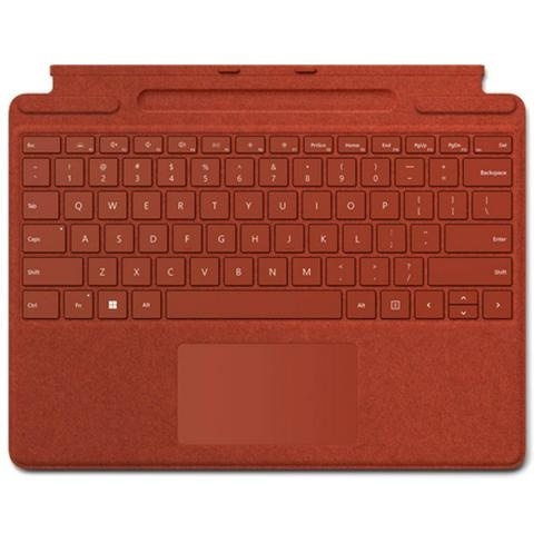 Bundle Capa Teclado MICROSOFT Surface Pro X/Pro 8/Pro 9 + Caneta Stylus Vermelho