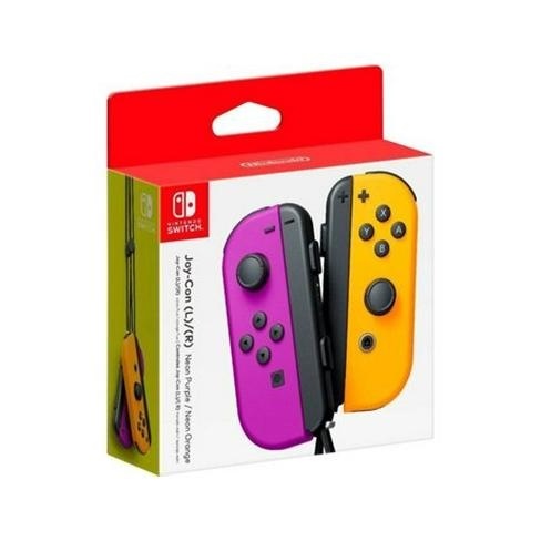 Joy-Con Nintendo Switch (Set Esq/Dir - Roxo e Laranja Neón)
