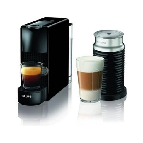 Máquina de Café KRUPS Nespresso Essenza Mini XN1118P2 Preto + Batedor de Leite