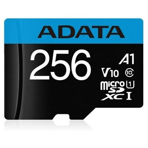 Cartão de Memória Micro SDXC ADATA UHS-I (256 GB - 100 MB/s - Class10) + Adapt