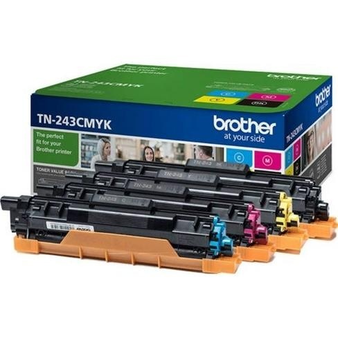 Pack BROTHER TN243CMYK 4 Cores