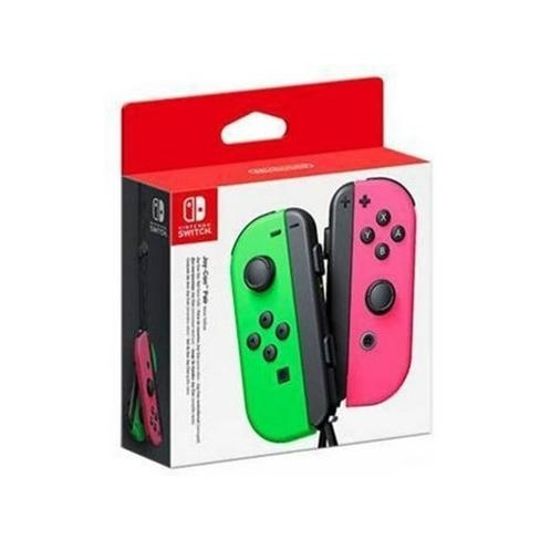 Joy-Con Nintendo Switch (Set Esq/Dir - Verde e Rosa Neón)
