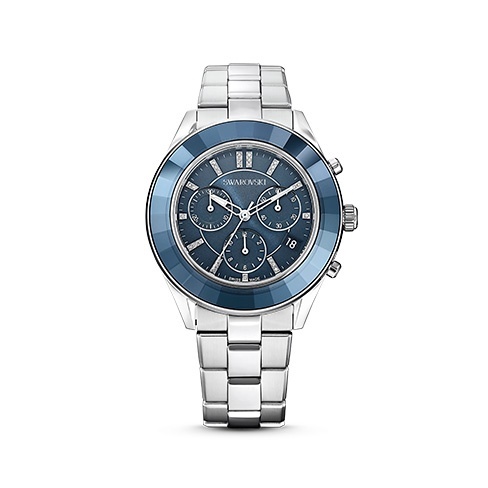 Relógio Octea Lux Sport, Pulseira de metal, Azul, Aço inoxidável