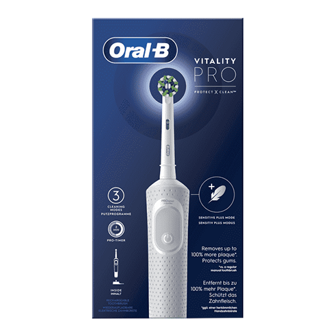 Escova de Dentes Elétrica Vitality Pro Branca