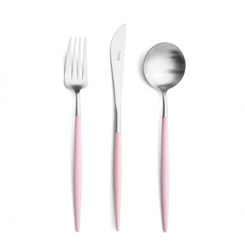 Goa Pink, Cutipol - garfo de mesa, faca de mesa, colher de mesa