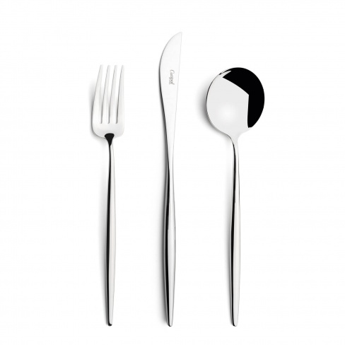 Moon, Cutipol - garfo de mesa, faca de mesa, colher de mesa