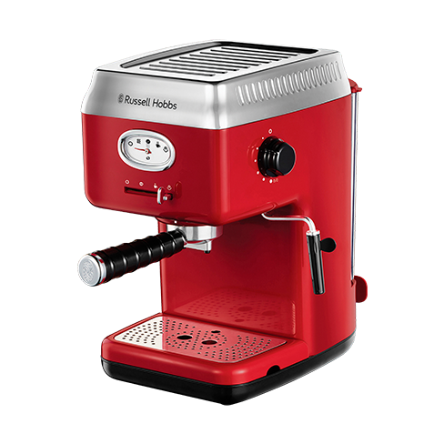 Máquina de Café Expresso Retro Red