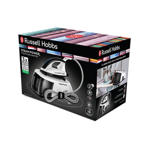 Ferro com caldeira Steam Power preto