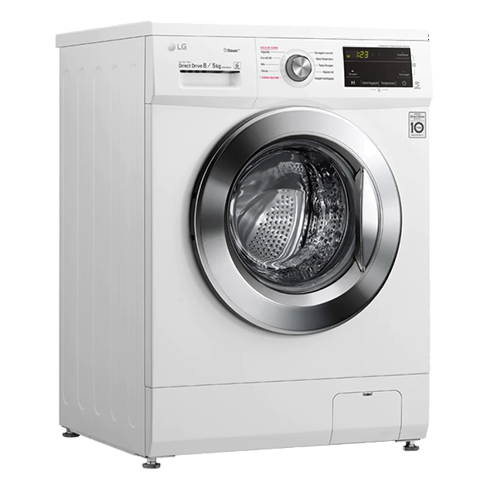 Máquina de Lavar e Secar Roupa LG F4J3TG5WD, 8/5kg, 1400RPM, Branca