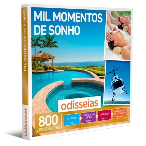 Conjunto 5 Packs |  Mil Momentos de Sonho | 800 Experiências