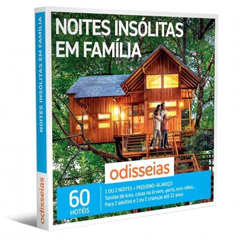 Conjunto 5 Packs |  Noites Insólitas em Família | 60 Hotéis