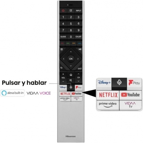 TV HISENSE 55U7KQ (Mini LED - ULED 4K - 55'' - 139 cm - Smart TV)