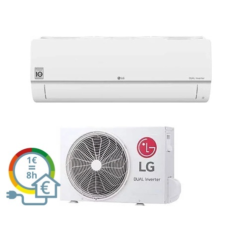 Ar Condicionado LG Standard Plus PC12SK (24 m² - 12000 BTU - Branco)