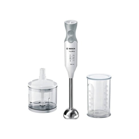 Varinha Mágica + Acessórios BOSCH MSM66120 ErgoMixx (600 W - Prateado e Branco