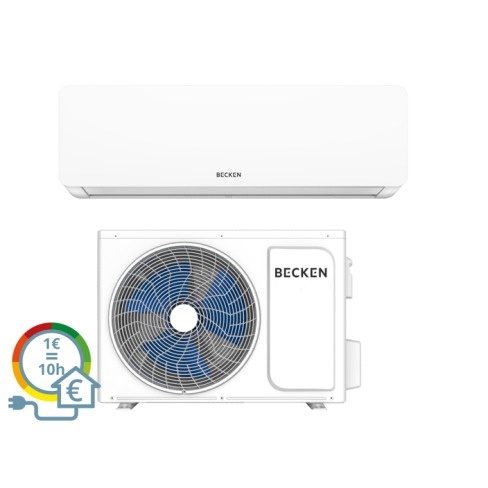 Ar Condicionado BECKEN BAC8698 (24 m² - 12000 BTU - Branco)