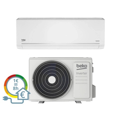Ar Condiciona BEKO BEHPG 121 c/ Wifi (24 m² - 12000 BTU - Branco)