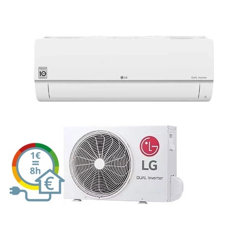 Ar Condicionado LG Standard Plus PC09SK (18 m² - 9000 BTU - Branco)