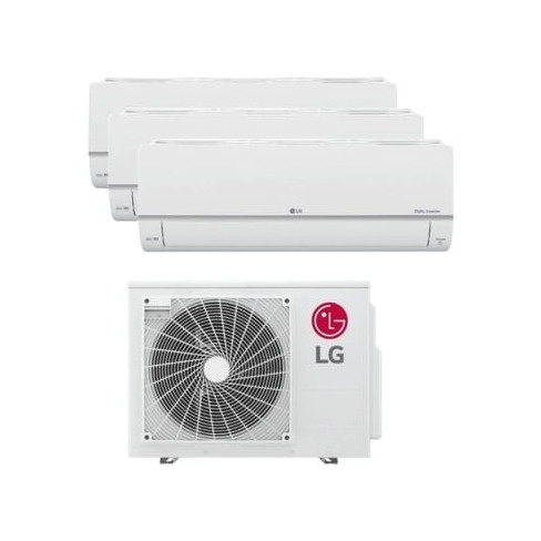 Ar Condicionado LG LGWMU4R25 (18+18+24 m² - 9000+9000+12000 BTU - Cinzento)