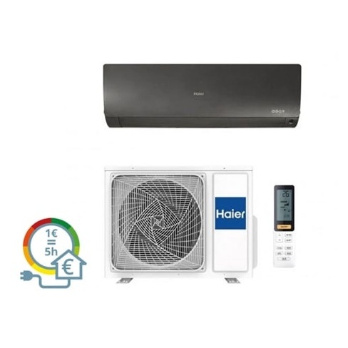 Ar Condicionado HAIER LEXIS PLUS 24 WIFI PR (37 m² - 24000 BTU - Preto)