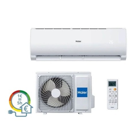 Ar Condicionado HAIER TIDE PLUS 24 WIFI (38 m² - 24000 BTU - Branco)