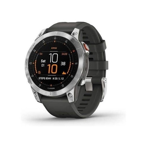 Relógio Desportivo GARMIN Epix 2 (Bluetooth - Até 16 dias de autonomia - Cinze