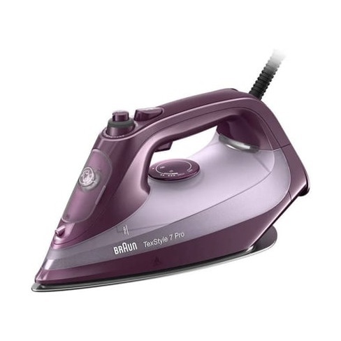 Ferro a Vapor BRAUN TexStyle 7 Pro SI7181VI (Jato vapor 230 g/min - Base EloxalP