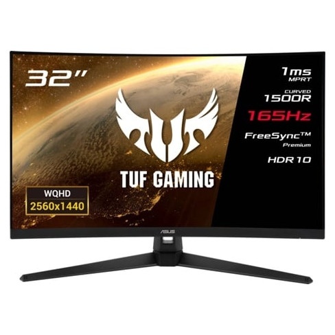 Monitor Gaming Curvo ASUS TUF VG32VQ1BR (31.5'' - 1 ms - 165 Hz - AMD FreeSync