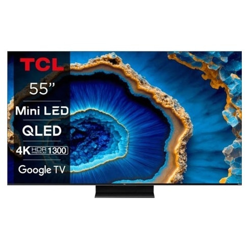 TV TCL 55C805 (QLED - 55'' - 140 cm - 4K Ultra HD - Smart TV)