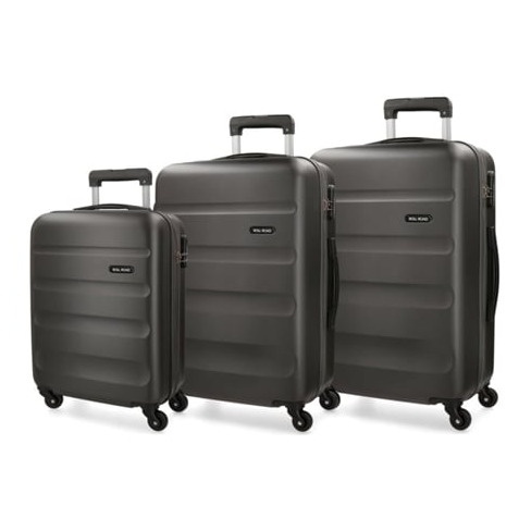 Conjunto de 3 Malas de Viagem ROLL ROAD Flex Cinzento (55/65/75 cm - 35/56/91 L)