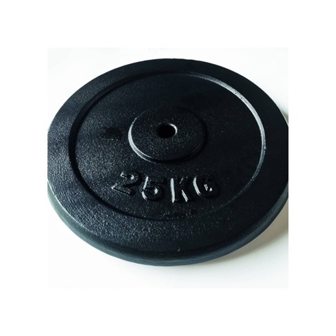 Disco de Musculação POWERFIT Preto (25 Kg - 26,5mm)