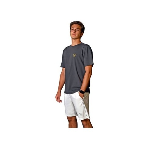 T-shirt de Homem VOLT PADEL Performance Cinza Escuro para Padel (Tamanho: S)