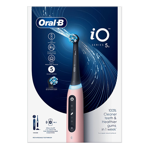 Escova de Dentes Elétrica Oral-B iO 5S - Rosa