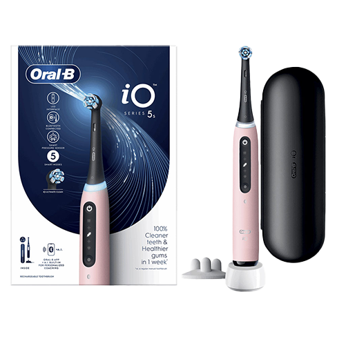 Escova de Dentes Elétrica Oral-B iO 5S - Rosa
