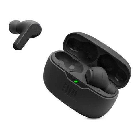 Auriculares Bluetooth True Wireless JBL Wave Beam (In Ear - Microfone - Preto)