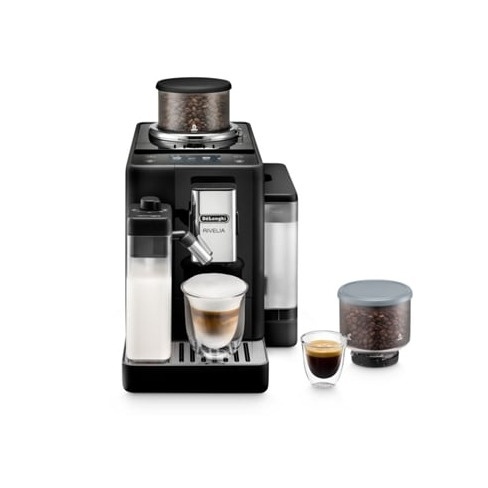 Máquina de Café Automática DELONGHI Rivelia EXAM440.55.B (19 bar - 13 Níveis