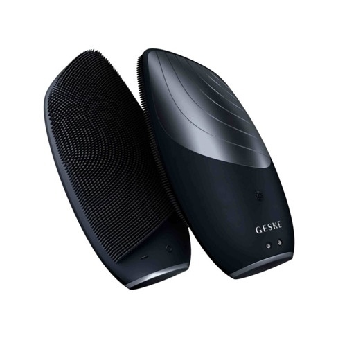 Escova de Limpeza Facial Thermo Sonic GESKE 6 em 1 (Preto)