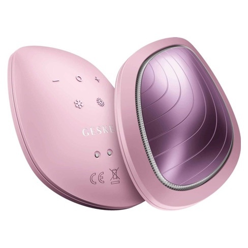 Tratamento Facial Sonic GESKE Warm & Cool Mask 9 em 1 (Rosa)