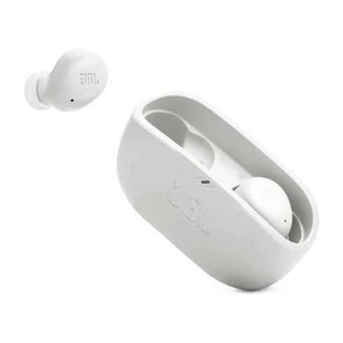 Auriculares Bluetooth True Wireless JBL Wave Buds (In Ear - Microfone - Branco)