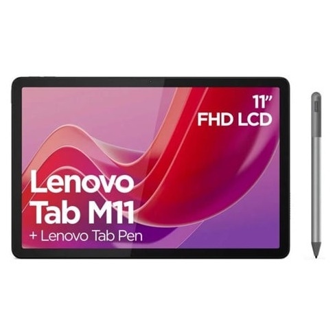 Tablet LENOVO M11 (11'' - 128 GB - RAM: 4 GB - Wi-Fi - Cinzento) + Pen