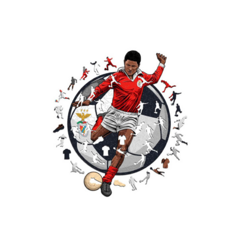 Puzzle de Madeira Eusébio - Pequeno