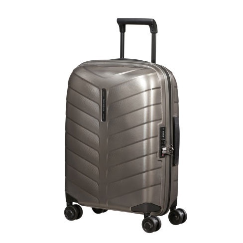 Mala de Cabine Attrix 55cm Expansível 4 Rodas Bege