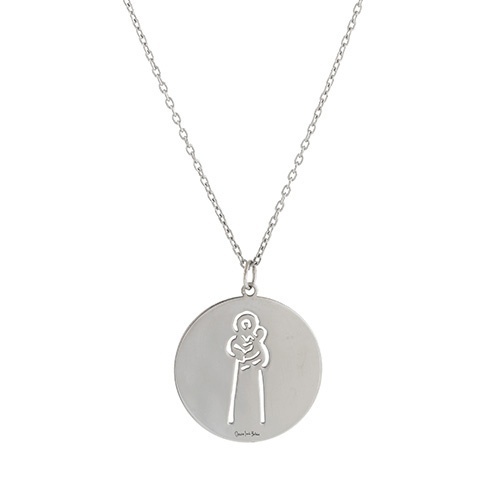 Medalha PEREGRINO Santo Antonio em Prata